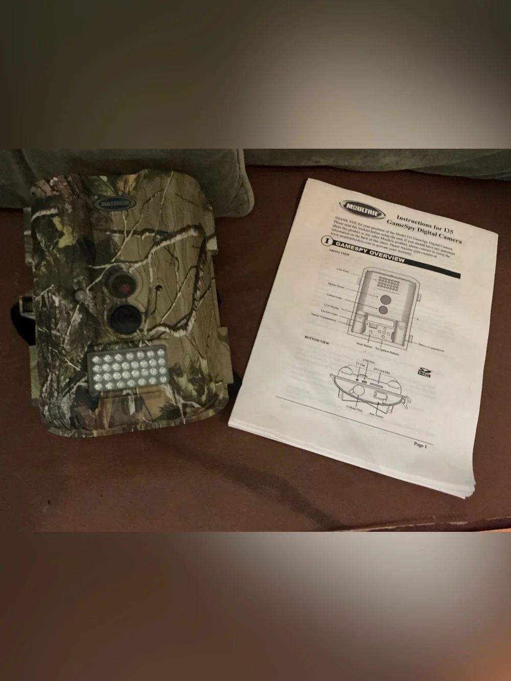 Moultrie Trail Camera in Camouflage - Outdoor Wildlife Camera